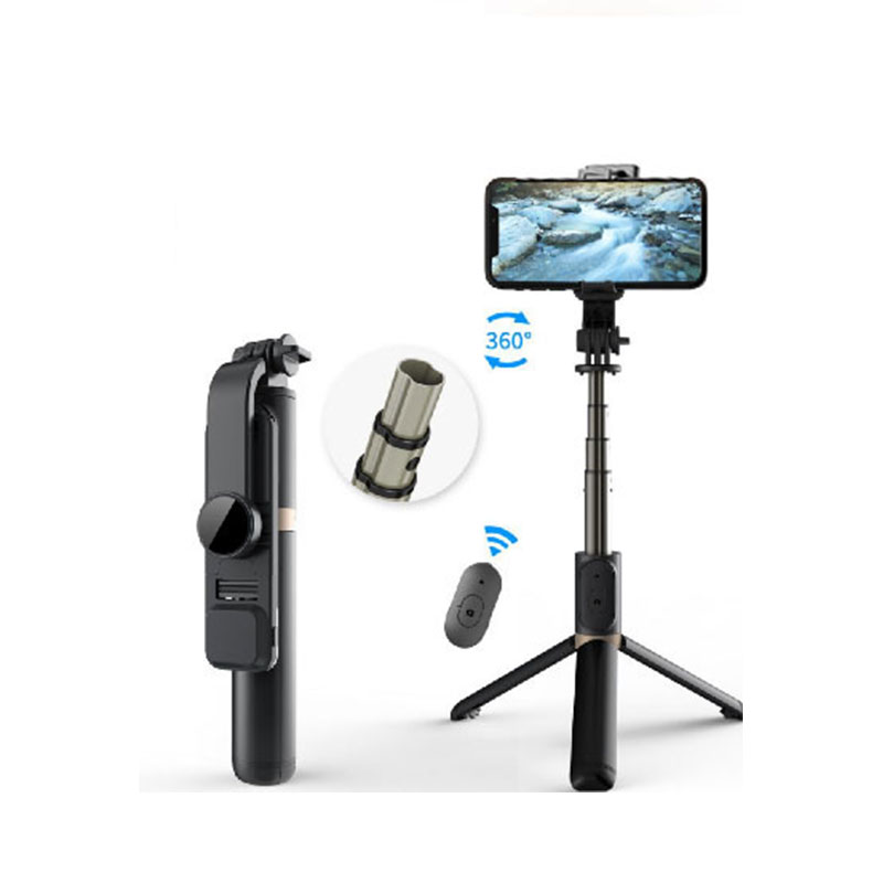 Aluminum Alloy Bluetooth Tripod Selfie  Stick